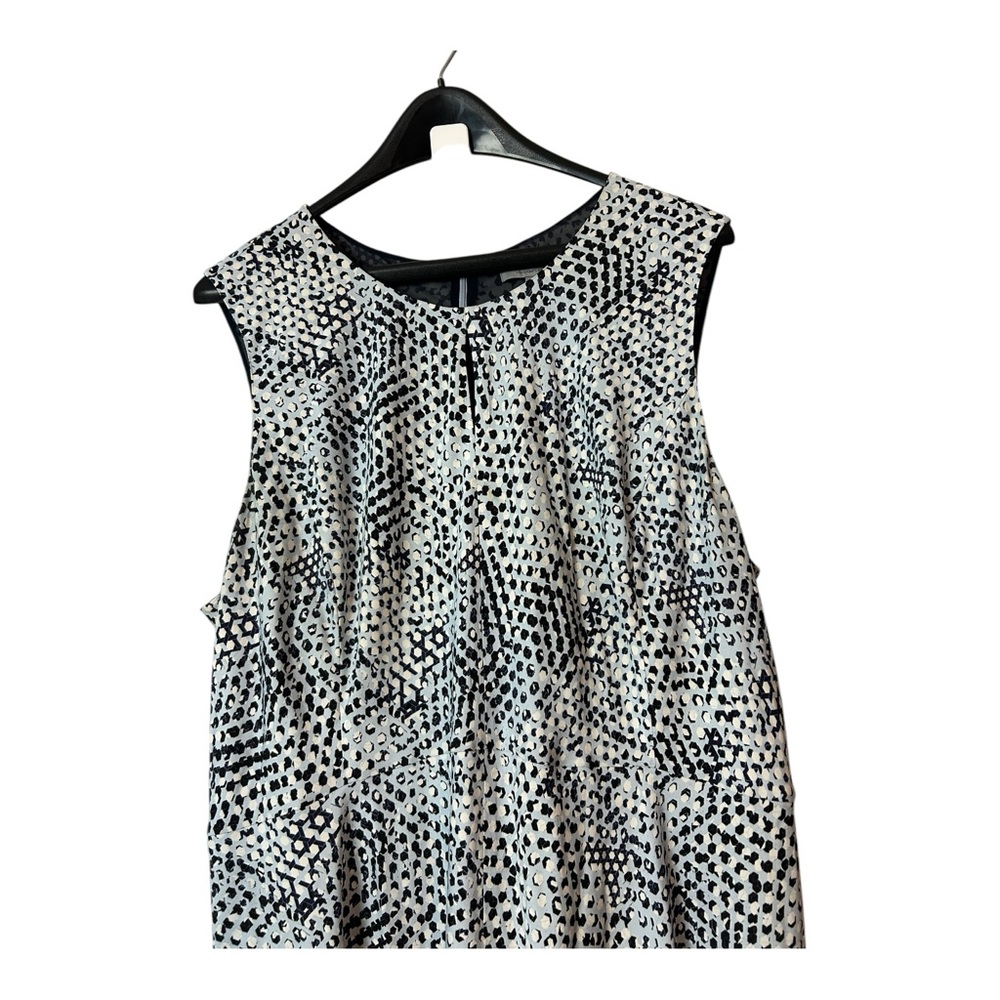 Classiques Entier Silk Sleeveless Dress Lined Peasant Midi Dress Woman’s Sz 24 W - Picture 4 of 5